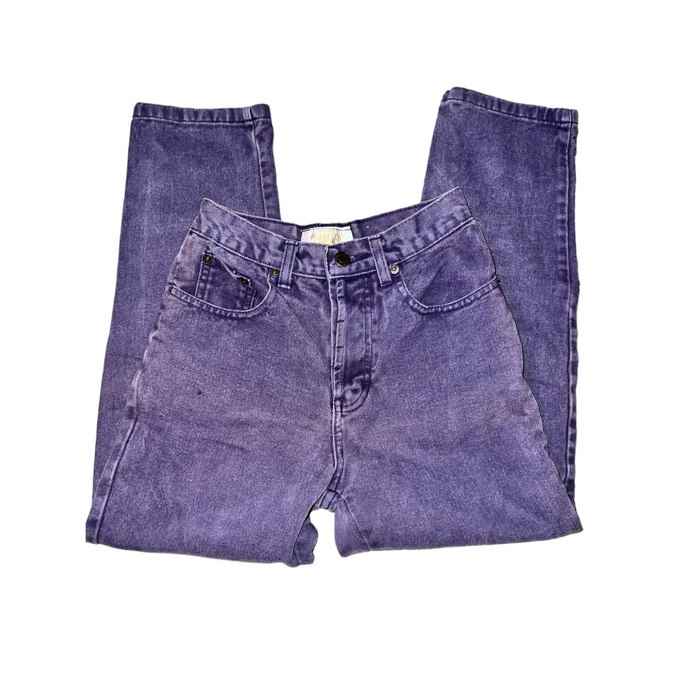 Vintage Purple Jeanjer denim jeans. Girls size 10.